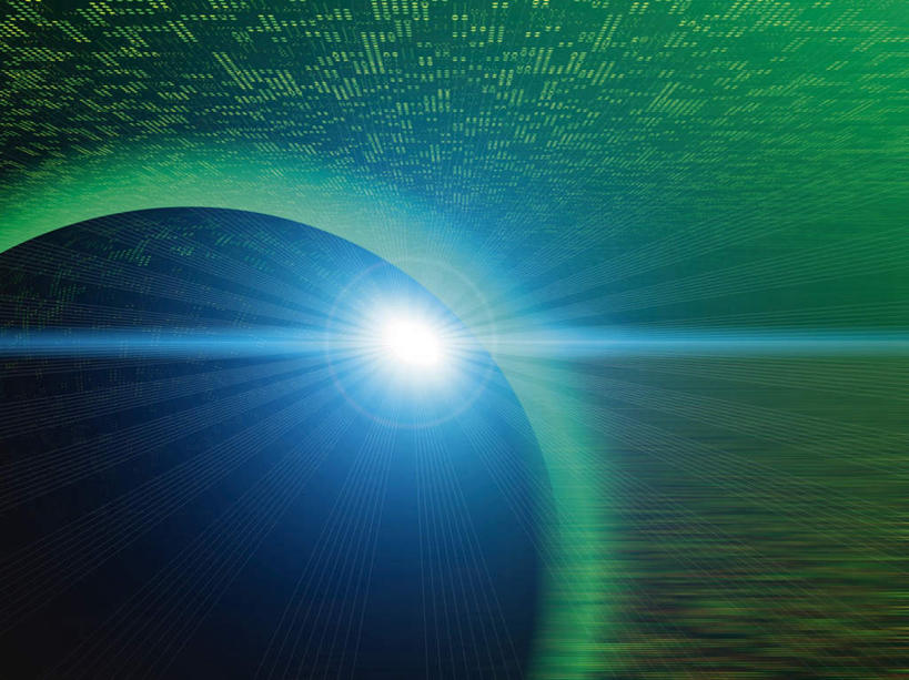 无人,横图,室内,白天,正面,抽象,数码,科技,阴影,发光,反射,网络,星球,影子,圆,光亮,高光,几何,计算机图形,合成,蓝色,绿色,球体,夸张,闪光,电脑合成图,数码合成图,特效,深奥,彩图