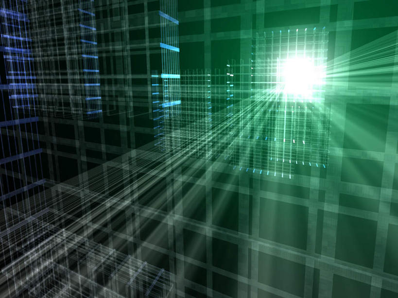无人,交叉,横图,室内,白天,正面,抽象,数码,科技,阴影,发光,反射,光束,网络,影子,高光,几何,计算机图形,合成,绿色,夸张,电脑合成图,数码合成图,发亮,特效,深奥,相交,交集,彩图