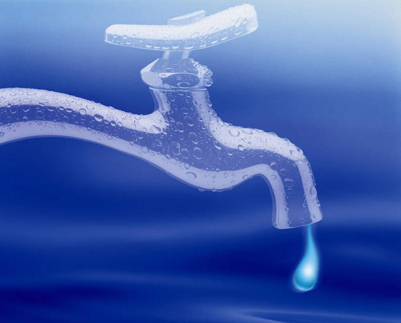 无人,横图,室内,特写,白天,正面,数码,科技,水,阴影,蓝色背景,网络,水龙头,液体,水滴,高光,几何,计算机图形,合成,水管,开关,一个,打开,单个,阀门,电脑合成图,数码合成图,开启,写实,具体,具象,水咀,水点,彩图