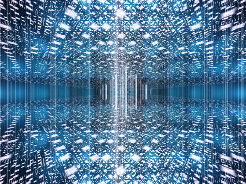 无人,横图,室内,白天,正面,抽象,数码,科技,一排,许多,阴影,条纹,对称,整齐,溅,发光,网络,方格,线条,光芒,高光,几何,计算机图形,放射,合成,射线,排列,蓝色,白色,发散,闪耀,夸张,耀眼,明亮,电脑合成图,数码合成图,队列,深奥,彩图