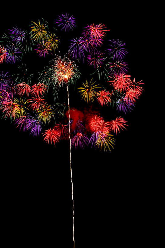 无人,竖图,室外,特写,夜晚,仰视,旅游,度假,烟火,朦胧,模糊,庆祝,美丽,娱乐,黑色,天空,焰火,天,享受,休闲,闪耀,放松,庆贺,闪烁,祝贺,礼花,花炮,礼花炮,绚烂,闪动,闪灼,烟花,彩图,低角度拍摄