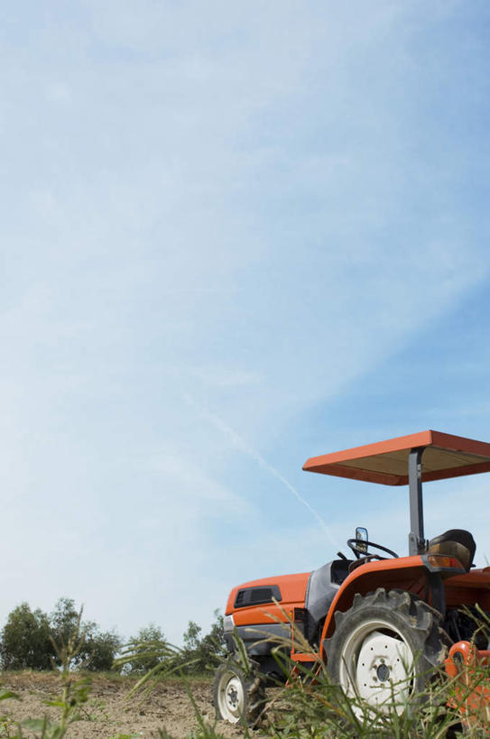 无人,农田,竖图,室外,白天,正面,旅游,度假,农业,庄稼,农作物,草地,草坪,美景,植物,汽车,阴影,光线,影子,景观,云,云朵,云彩,娱乐,车,草,树,树木,一个,蓝色,绿色,白云,蓝天,天空,阳光,自然,交通工具,天,享受,休闲,机械,景色,放松,生长,单个,成长,自然风光,载具,拖拉机,交通运输,农用机械,彩图,耕地,庄稼田