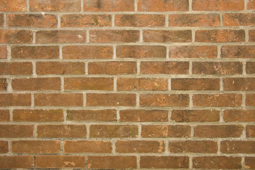 无人,横图,室内,白天,正面,一排,许多,红色背景,整齐,墙,墙壁,墙面,排列,红色,砖头,队列,彩图