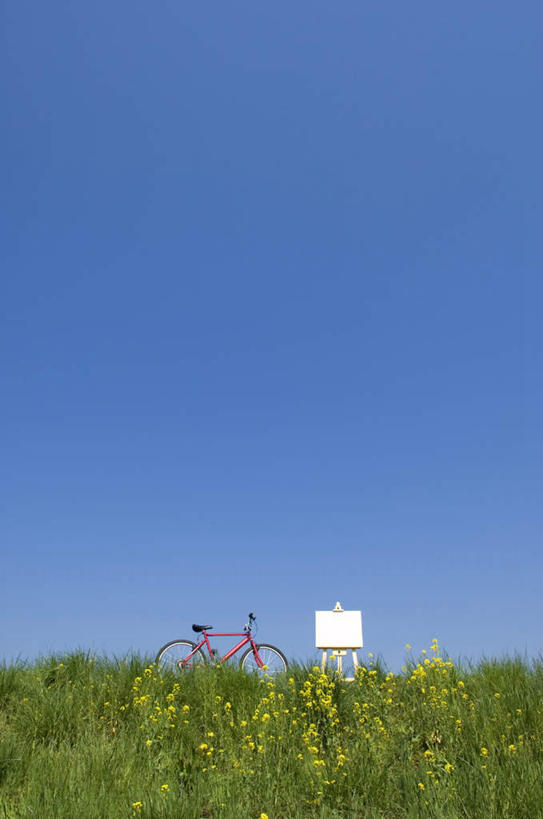 无人,竖图,室外,白天,正面,旅游,度假,草地,草坪,美景,植物,自行车,长野县,日本,亚洲,一块,一辆,一张,阴影,光线,木制,影子,纸,景观,画板,娱乐,车,脚踏车,草,蓝色,绿色,白色,蓝天,天空,阳光,自然,木制品,交通工具,天,享受,休闲,景色,放松,晴朗,自然风光,载具,东亚,本州,万里无云,本州岛,日本国,中部地方,长野,晴空,晴空万里,彩图