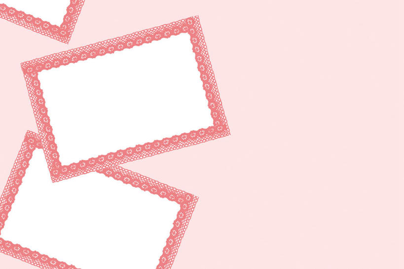 无人,横图,室内,特写,白天,正面,数码,科技,阴影,粉色背景,装饰,网络,长方形,高光,花边,几何,计算机图形,合成,粉色,白色,华丽,修饰,点缀,电脑合成图,数码合成图,写实,具体,具象,衬托,美观,雅致,雅观,抽纱,彩图