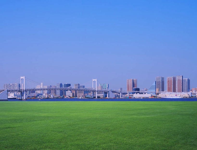 无人,高楼大厦,横图,室外,白天,仰视,度假,草地,草坪,美景,植物,城市风光,城市,大桥,大厦,建筑,立交桥,摩天大楼,桥梁,东京,日本,亚洲,景观,云,云朵,高架,建筑群,斜拉桥,桥,江东区,云彩,娱乐,建设,草,蓝色,绿色,白云,蓝天,天空,天,享受,休闲,景色,放松,晴朗,东亚,本州,关东地方,本州岛,日本国,东京都,晴空,彩图,低角度拍摄,大楼,高层建筑,高楼,摩天楼