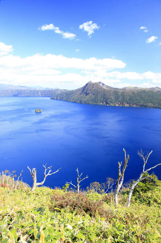 无人,竖图,俯视,室外,白天,旅游,度假,草地,草坪,岛屿,湖,湖泊,石头,美景,山,山脉,树林,水,植物,北海道,日本,亚洲,许多,阴影,光线,石子,影子,湖面,景观,山顶,山峰,水流,水面,云,云朵,枯树,山峦,云彩,娱乐,草,树,树木,一个,蓝色,绿色,白云,蓝天,天空,阳光,自然,湖水,群山,天,享受,休闲,景色,放松,生长,晴朗,单个,成长,自然风光,东亚,沉积岩,日本国,三座,北海道地方,北海道岛,摩周湖,颠峰,极峰,水成岩,列岛,群岛,石块,岩石,诸岛,晴空,彩图,高角度拍摄