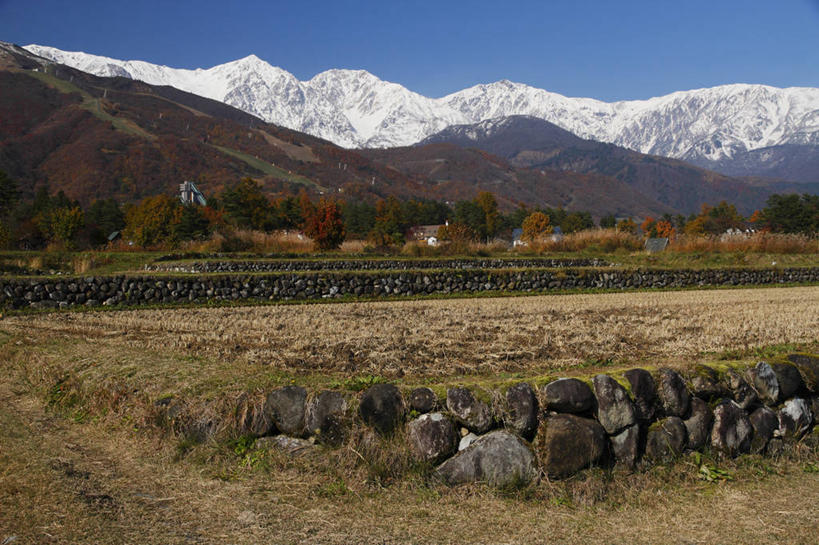 无人,农田,横图,室外,白天,正面,旅游,度假,庄稼,农作物,美景,山,雪,雪山,大雪,长野县,日本,亚洲,阴影,光线,影子,冰,积雪,景观,山峰,雪景,冬季,冬天,山峦,娱乐,蓝色,蓝天,天空,阳光,自然,天,享受,休闲,景色,放松,寒冷,晴朗,冰冷,自然风光,东亚,本州,万里无云,本州岛,日本国,中部地方,长野,严寒,冰凉,酷寒,凛冽,凛凛,极冷,北安,北安昙郡,晴空,晴空万里,彩图,耕地,庄稼田,白马村