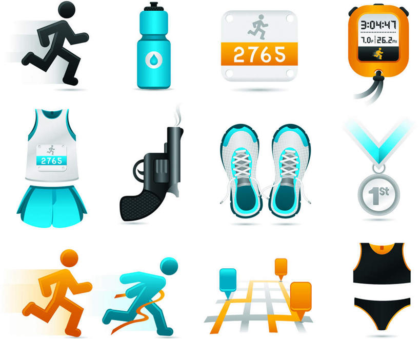 无人,横图,俯视,插画,室内,白天,白色背景,运动服,运动鞋,快乐,兴奋,骄傲,成功,胜利,数码,科技,计时器,椅子,一排,许多,奔驰,阴影,内衣,整齐,时间,光线,网络,影子,很多,高光,几何,计算机图形,合成,计时,图画,画,秒表,水壶,排列,三个,阳光,奔跑,自信,手枪,定时器,电脑合成图,数码合成图,准确,冲刺,队列,精准,奖章,漫画,写实,具体,具象,亵服,彩图,高角度拍摄,欢乐,开心