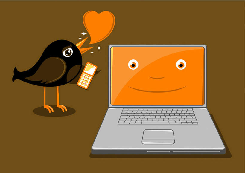 无人,站,打电话,横图,插画,室内,白天,侧面,爱情,电脑,笔记本电脑,数码,科技,鸟,电话,手机,握,阴影,黄色背景,爱心,反射,网络,鸟类,影子,高光,几何,计算机图形,浪漫,拿,合成,图画,拿着,注视,通讯设备,画,一只,黑色,看,站着,温暖,温馨,心形,笑容,橙色,恩爱,握着,一台,电脑合成图,数码合成图,鸣叫,和睦,无线,笑脸,关注,通信设备,无线网络,漫画,无线上网,便携式电脑,一部,写实,具体,具象,笑貌,交流,手提电脑,心型,沟通,抬头,通话,仰头,站立,彩图,全身,融洽