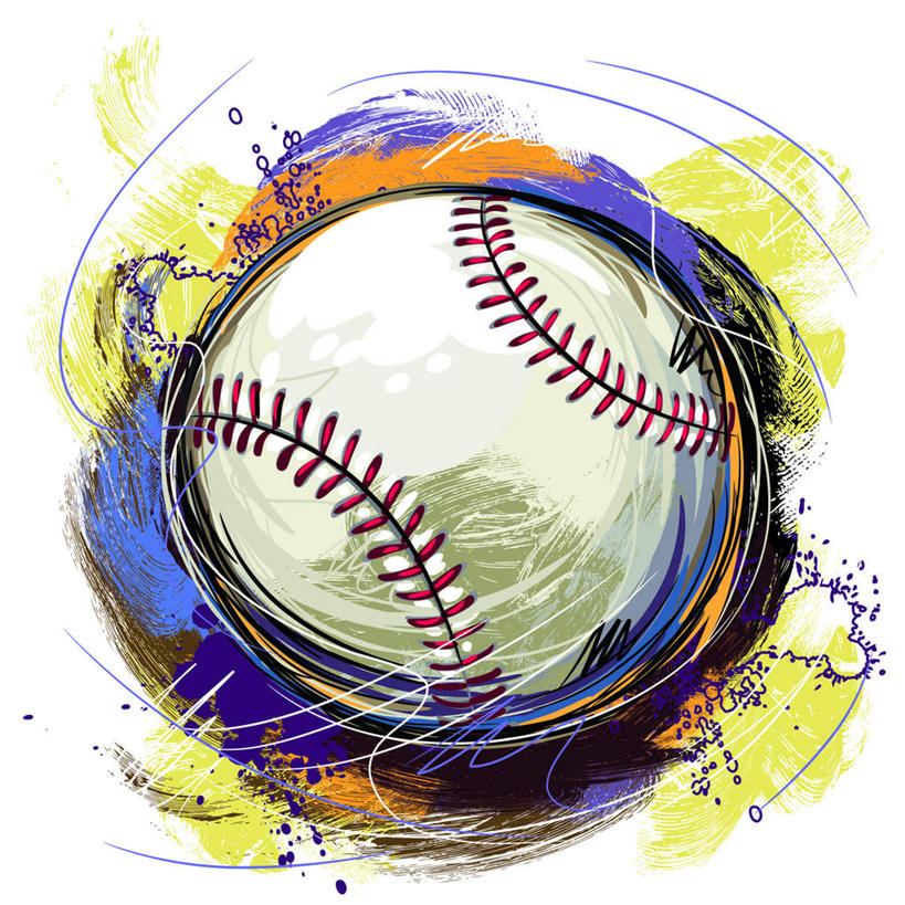 无人,方图,插画,室内,白天,正面,锻炼,运动,数码,科技,棒球,垒球,阴影,网络,高光,几何,计算机图形,合成,图画,画,球,一个,单个,电脑合成图,数码合成图,漫画,写实,具体,具象,体育,彩图,健身