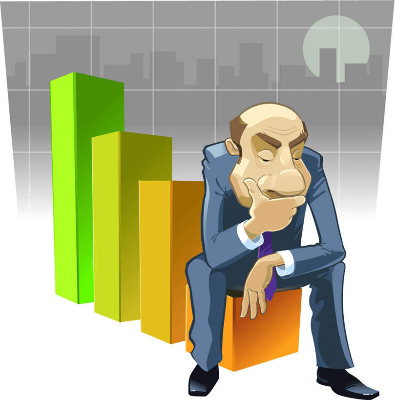 西方人,秃头,一个人,无人,商务人士,商务男性,坐,竖图,插画,室内,白天,正面,衬衫,数码,科技,欧洲,欧洲人,仅一个男性,仅一个人,一排,阴影,套装,整齐,网络,高光,几何,计算机图形,合成,图画,注视,画,排列,仅一个年轻男性,观察,看,观看,电脑合成图,数码合成图,察看,队列,关注,柱形图,商务装,漫画,工薪阶层,写实,具体,具象,烦闷,抑郁,男人,男性,年轻男性,白种人,光头,无发,白领,上班族,坐着,彩图,全身,衬衣