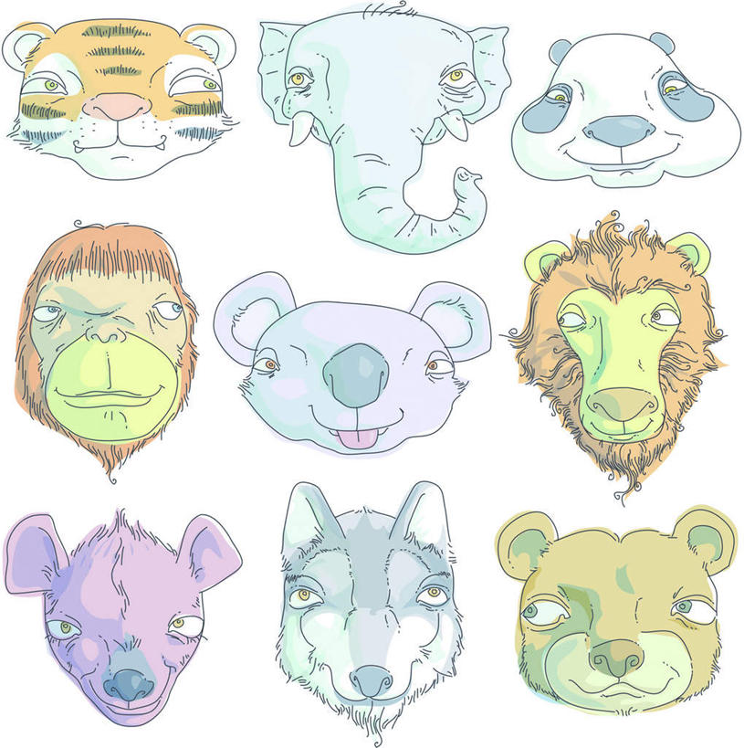 无人,竖图,插画,室内,白天,白色背景,正面,数码,科技,哺乳动物,大象,虎,狼,野生动物,熊,一排,阴影,整齐,网络,高光,几何,计算机图形,合成,图画,骆驼,画,排列,一只,动物,运输,电脑合成图,数码合成图,队列,凶猛,漫画,沙漠之舟,写实,具体,具象,双峰骆驼,残暴,凶残,棕熊,象,马熊,老虎,灰狼,彩图,犬科动物