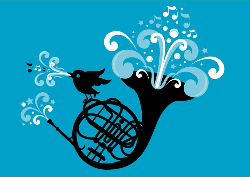 无人,歌唱家,站,横图,插画,室内,白天,侧面,数码,科技,鸟,阴影,蓝色背景,网络,鸟类,乐器,铜管乐器,圆号,高光,几何,计算机图形,放射,合成,图画,画,一个,一只,站着,唱歌,单个,喷射,电脑合成图,数码合成图,法国号,铜管,音符,演唱,漫画,写实,具体,具象,歌手,站立,彩图,全身