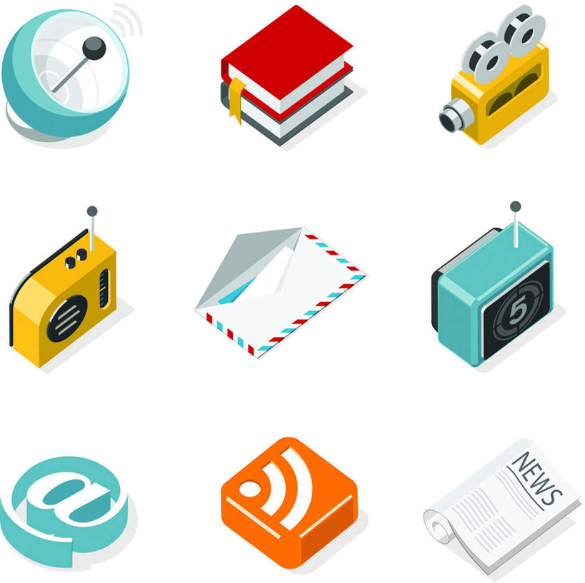 无人,横图,插画,室内,白天,白色背景,正面,数码,科技,书籍,一排,许多,阴影,整齐,立体,反射,光线,网络,英文,标志,文字,信封,影子,字符,字母,很多,高光,几何,计算机图形,合成,图画,设备,标识,画,排列,红色,蓝色,收音机,打开,橙色,英文字母,新闻,电脑合成图,数码合成图,信号,无线电,图标,开启,队列,广播,消息,漫画,放映机,写实,具体,具象,无线电技术,书,图书,彩图