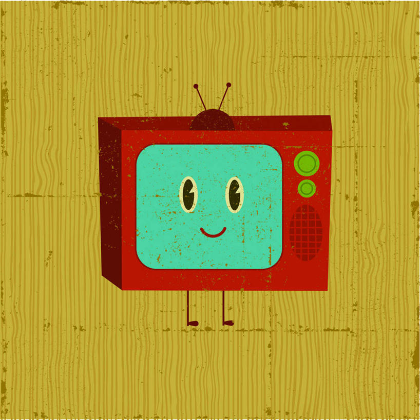 无人,站,笑,微笑,方图,插画,室内,白天,正面,数码,科技,电视,阴影,网络,高光,几何,计算机图形,合成,图画,画,站着,一台,电脑合成图,数码合成图,彩电,漫画,写实,具体,具象,显像管屏,显像管屏幕,黑白电视机,电视机,站立,彩图,全身