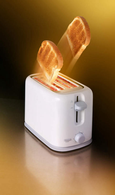 点心,面包,无人,竖图,俯视,室内,白天,零件,电路,关闭,阴影,反射,电器,影子,塑料,食品,面点,烤面包机,吐司,饮食,开关,食物,糕点,一个,白色,按钮,塑料制品,打开,单个,家电,开启,多士炉,自动面包片烤炉,面包烘烤器,烘培,闭合,彩图,高角度拍摄,烘烤