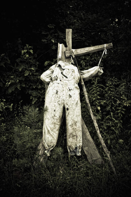 无人,站,竖图,室外,白天,正面,阴影,服装,光线,影子,树桩,注视,稻草人,树,树干,一个,衣服,观察,看,站着,木桩,服饰,单个,观看,怪异,察看,恐怖,衣着,穿着,关注,可怕,可骇,衣饰,恐惧,站立,彩图