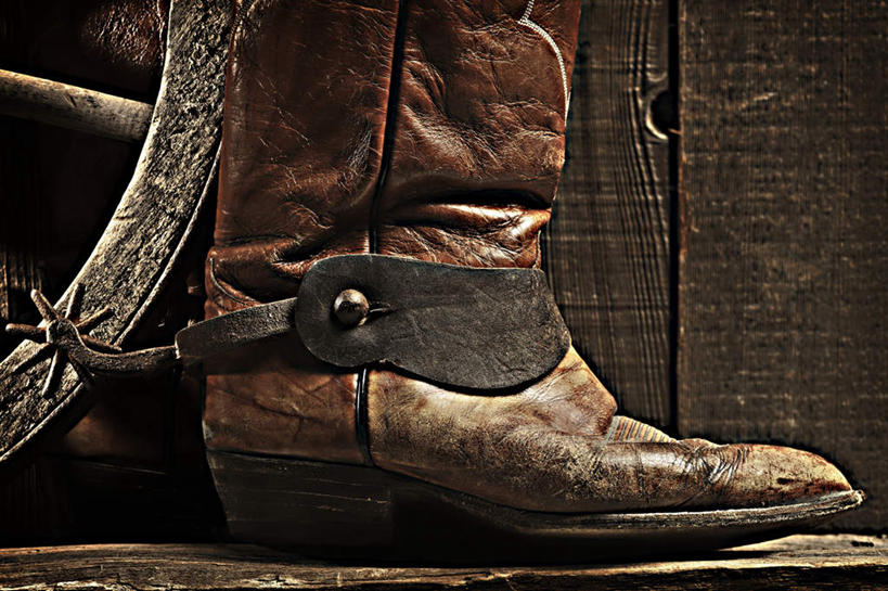 腿部,腿,无人,横图,室内,特写,白天,正面,静物,鞋子,木制,轮子,马车,靴子,车,一只,灰色,木制品,交通工具,载具,牛仔靴,柔和,大方,细致,中间色,朴素,平稳,彩图