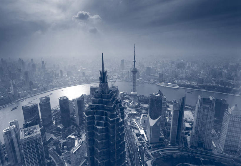 无人,高楼大厦,横图,俯视,航拍,室外,白天,旅游,度假,河流,水,标志建筑,大厦,地标,建筑,摩天大楼,上海,中国,亚洲,河水,水流,娱乐,建设,东方明珠,黄浦江,浦东,江水,天空,天,享受,休闲,旅游胜地,放松,申,昏暗,鸟瞰,浦东新区,东亚,东方明珠广播电视塔,东方明珠电视塔,上海市,中华人民共和国,沪,华东地区,灰暗,晦暗,彩图,高角度拍摄,大楼,高层建筑,高楼,摩天楼