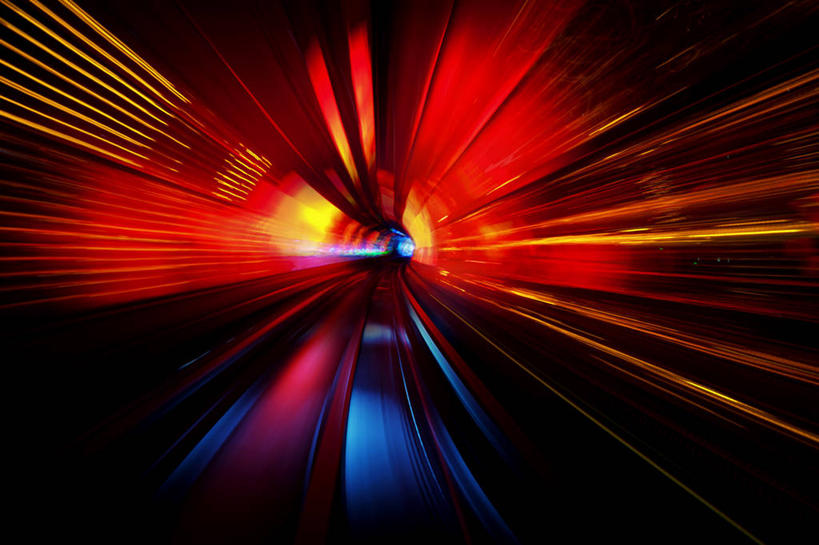 无人,横图,室内,白天,正面,长时间曝光,路,铁路,火车,阴影,朦胧,模糊,光线,隧道,影子,灯光,轨道,交通,铁轨,车,交通工具,运输,地道,载具,曝光,彩图