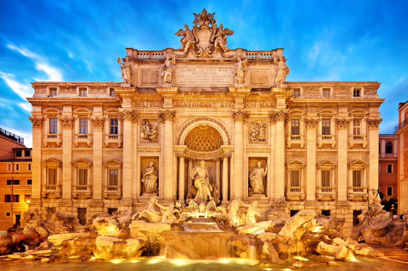 无人,横图,室外,白天,正面,旅游,度假,标志建筑,地标,建筑,喷泉,雕塑,意大利,欧洲,罗马,阴影,艺术,装饰,光线,雕刻,雕像,影子,景观,云,云朵,首都,云彩,文化,娱乐,建设,蓝色,白云,蓝天,天空,阳光,工艺品,天,品味,享受,休闲,旅游胜地,放松,晴朗,纪念,美术,拉齐奥,南欧,主题,水景,陈列,意大利共和国,许愿池,特莱维喷泉,少女喷泉,许愿泉,功能,美学,美观,拉齐奥大区,罗马省,设计,晴空,彩图,永恒之城