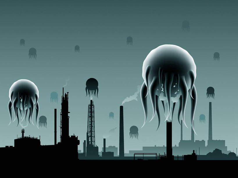 无人,工厂,横图,插画,室内,白天,正面,烟囱,数码,科技,阴影,网络,月亮,月光,高光,几何,计算机图形,合成,图画,画,明亮,污染,电脑合成图,数码合成图,危害,合成图,外星人,漫画,有害,写实,具体,具象,皎洁,环境污染,彩图,工地,制造厂,大气污染