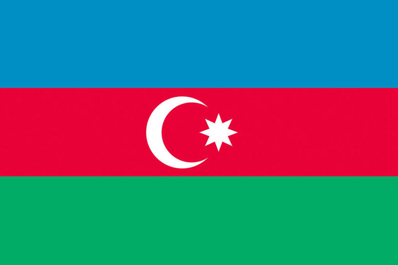 无人,横图,室内,特写,白天,正面,静物,旗帜,国旗,一面,月牙,星星,红色,蓝色,绿色,白色,星形,月芽,新月,旗,彩图,阿塞拜疆国旗