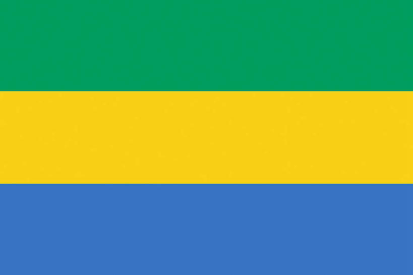 无人,横图,室内,特写,白天,正面,静物,旗帜,国旗,一面,黄色,蓝色,绿色,旗,彩图,三色旗,加蓬国旗