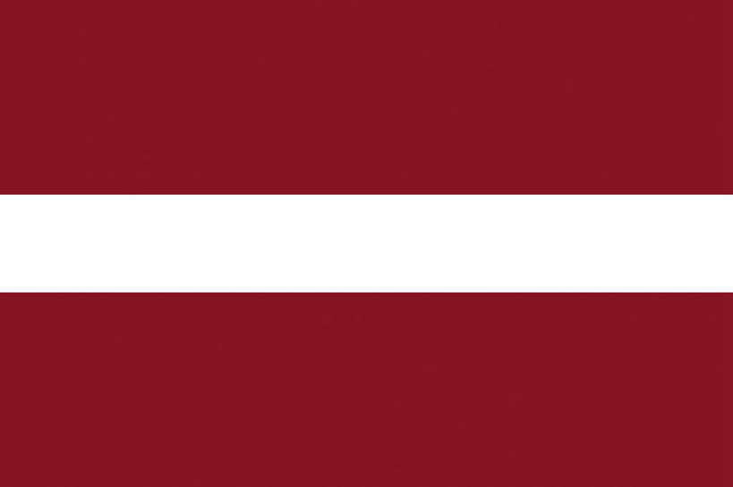 无人,横图,室内,特写,白天,正面,静物,旗帜,国旗,一面,条纹,红色,白色,旗,彩图,拉脱维亚国旗