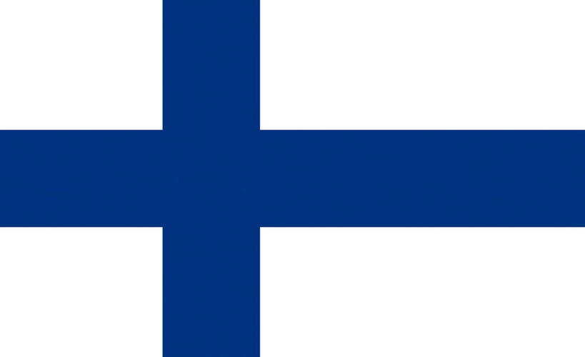 无人,横图,室内,特写,白天,正面,静物,旗帜,国旗,一面,蓝色,白色,旗,彩图,北欧十字,斯堪的纳维亚十字,芬兰国旗