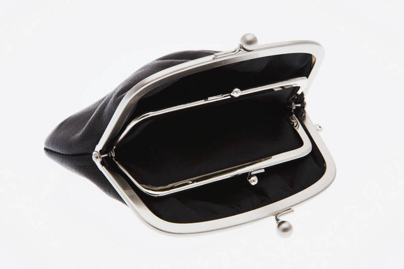 无人,横图,室内,特写,白天,白色背景,正面,静物,一个,黑色,打开,摄影,皮夹子,钱包,影棚,单个,开启,零钱包,皮夹,彩图,影棚拍摄,拍摄