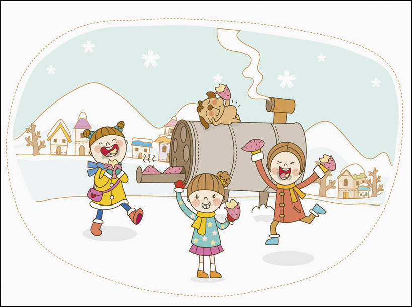 东方人,儿童,无人,三个人,伙伴,朋友,家,站,举,笑,吃,微笑,露齿笑,横图,插画,室内,白天,正面,友谊,纯洁,数码,科技,雪,植物,大雪,宠物,狗,红薯,亚洲,握,阴影,服装,装饰,网络,房屋,屋子,积雪,雪景,冬季,冬天,高光,几何,计算机图形,拿,合成,图画,拿着,注视,休闲装,黄种人,小吃,楼房,住宅,画,树,树木,一只,小孩,衣服,蓝色,绿色,蓝天,天空,自然,动物,手套,围巾,天,观察,看,托,站着,休闲,温暖,同学,休闲服,寒冷,可爱,童年,童趣,握着,服饰,生长,成长,围脖,观看,保暖,华丽,点缀,电脑合成图,数码合成图,察看,御寒,合成图,校友,关注,漫画,童真,烂漫,无邪,忠诚,写实,具体,具象,衬托,美观,雅致,雅观,同窗,学友,严寒,天真,友情,男孩,男人,男性,女孩,女人,女性,亚洲人,犬,山芋,甘薯,番薯,地瓜,举起,举手,举着,嚼,食,向上举,向上伸,向上托,站立,彩图,全身,房子,烘山芋,烤白薯,烤地瓜,烤番薯,烤红薯,煨番薯,男生,女生