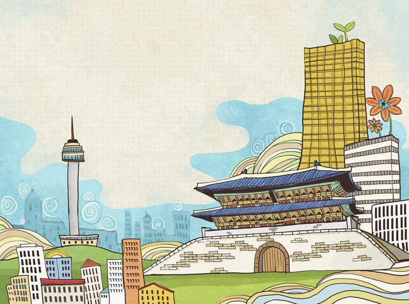 无人,高楼大厦,横图,插画,室内,白天,正面,旅游,度假,数码,科技,草地,草坪,名胜古迹,植物,标志建筑,大厦,地标,建筑,摩天大楼,首尔,汉城,韩国,亚洲,阴影,遗迹,盛开,网络,云,云朵,建筑群,首都,高光,几何,计算机图形,合成,花蕾,云彩,图画,古迹,文物,娱乐,建设,古建筑,画,草,花,花瓣,花朵,鲜花,绿色,白云,花苞,花蕊,享受,休闲,旅游胜地,放松,电脑合成图,数码合成图,合成图,漫画,古文明,东亚,写实,具体,具象,大韩民国,首尔市,首尔特别市,特别市,崇礼门,南大门,彩图,大楼,高层建筑,高楼,摩天楼