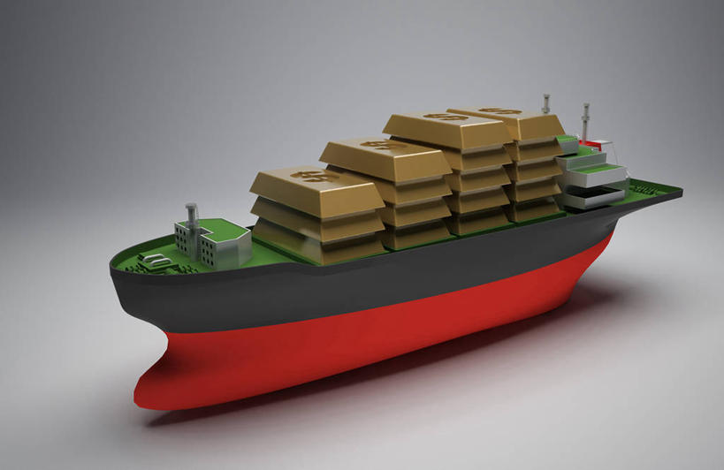 无人,横图,俯视,室内,特写,白天,游戏,钱,美元,船,静物,玩具,阴影,灰色背景,反射,标志,钱币,文字,影子,美金,玩,娱乐,标识,交通工具,休闲,益智,金融,摄影,影棚,经济,活动,发泄,消遣,智力,载具,美圆,流通,贸易,宣泄,货币,美元符号,现金,玩耍,嬉戏,彩图,高角度拍摄,影棚拍摄,拍摄,玩具船