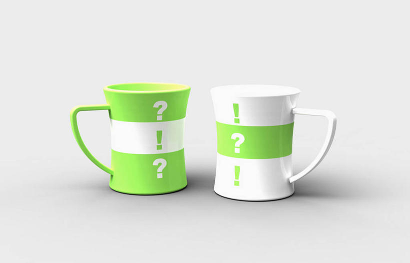 无人,横图,室内,特写,白天,白色背景,正面,静物,杯子,阴影,反射,影子,陶瓷,陶瓷制品,两个,马克杯,水杯,摄影,影棚,问号,感叹号,彩图,影棚拍摄,拍摄