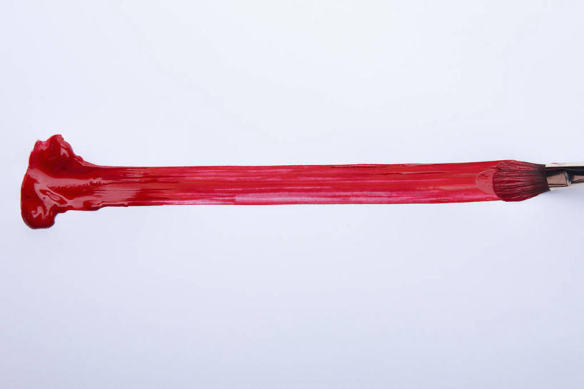 无人,横图,室内,特写,白天,白色背景,正面,绘画,静物,艺术,笔,办公用品,文具,红色,画笔,学习用品,摄影,影棚,颜料,文具用品,美术,一支,彩图,影棚拍摄,拍摄,丙烯颜料