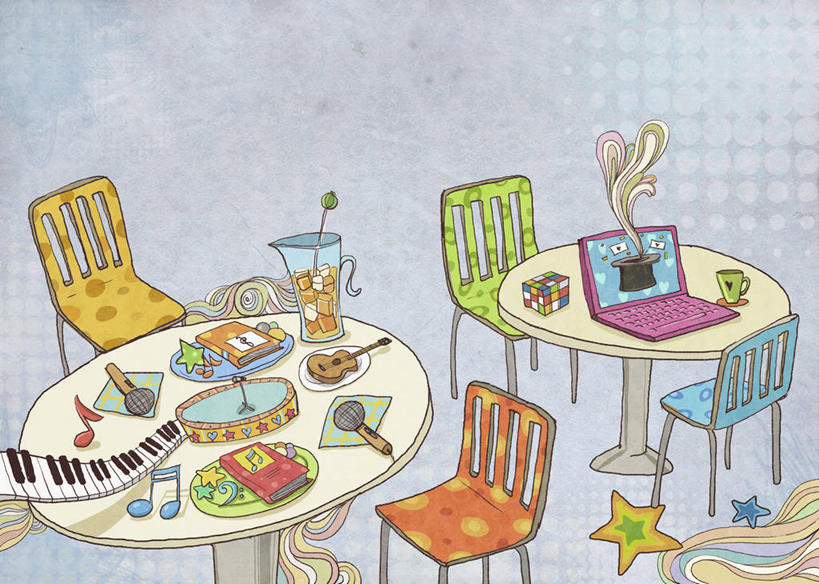 无人,公园,横图,插画,室内,白天,正面,键盘,数码,科技,桌面,桌子,椅子,新西兰,阴影,网络,木制,木椅,木桌,星星,乐器,弦乐器,小提琴,高光,几何,计算机图形,音乐,合成,图画,画,木制品,星形,电脑合成图,数码合成图,国家公园,节拍,合成图,弓拉弦乐器,弓拉弦鸣乐器,乐符,音符,大洋洲,漫画,五角形,符头,符干,符尾,乐章,写实,具体,具象,纽西兰,长白云之乡,峡湾国家公园,新西兰南岛,五角星,彩图,蒂阿瑙湖,木桌子