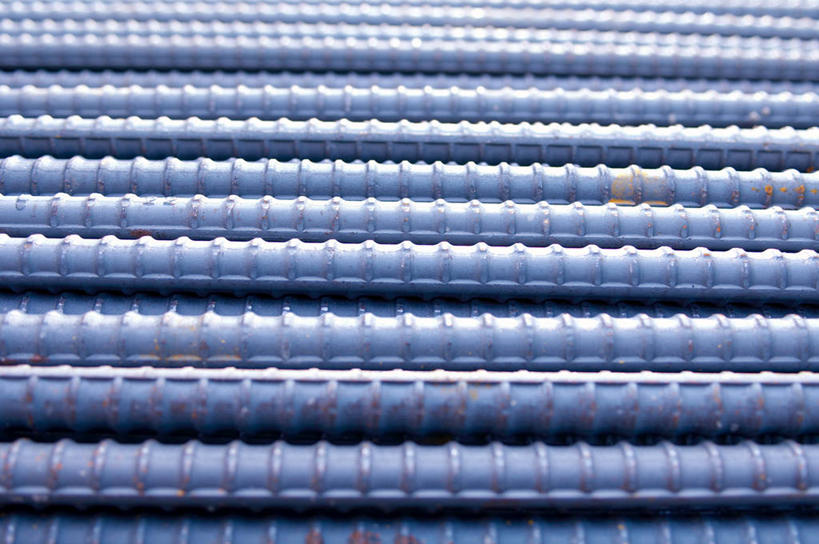 无人,横图,俯视,室外,特写,白天,静物,一排,许多,整齐,钢材,材料,钢丝,很多,排列,建筑工地,钢筋,队列,钢条,地盘,建筑地盘,施工地盘,彩图,高角度拍摄,工地