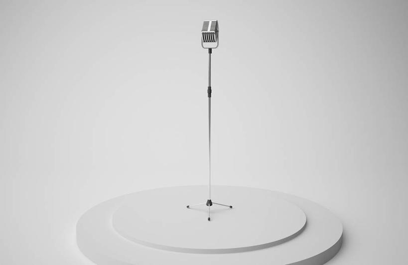 无人,舞台,横图,室内,特写,白天,正面,静物,灰色背景,圆形,图形,圆,支架,几何,架子,话筒,摄影,影棚,支撑,麦克风,数学,扩音器,话筒架,传声器,微音器,表演台,彩图,影棚拍摄,拍摄,几何图形,麦克风架,平面图形