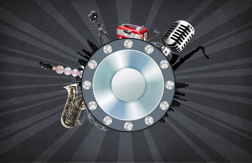 无人,横图,插画,室内,白天,正面,机器,数码,数据,科技,阴影,网络,信息,光盘,光碟,吉他,乐器,弦乐器,音响,高光,几何,计算机图形,合成,图画,存储介质,设备,喇叭,画,话筒,收音机,碟片,存储,电脑合成图,数码合成图,信号,无线电,麦克风,合成图,扩音器,广播,扬声器,弹拨弦鸣乐器,漫画,传声器,器件,写实,具体,具象,微音器,无线电技术,彩图,电声换能器,弹拨弦乐器