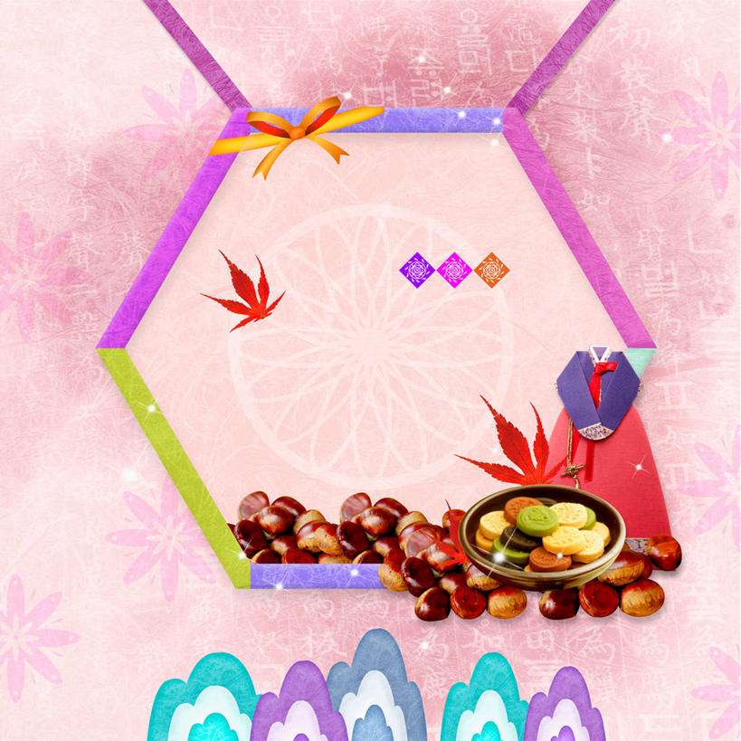 无人,方图,插画,室内,白天,正面,民族服装,数码,科技,秋季,叶子,一堆,许多,阴影,堆叠,堆积,网络,丝绸,丝带,板栗,栗子,坚果,枫叶,枯叶,落叶,毛栗子,缎带,很多,高光,几何,计算机图形,合成,图画,绸带,画,黄色,红色,蝴蝶结,服饰,枫树叶,堆,电脑合成图,数码合成图,合成图,漫画,写实,具体,具象,毛栗,栗果,栗楔,朝鲜服,叶,叶片,秋,秋天,彩图,传统服装,民俗服,韩服