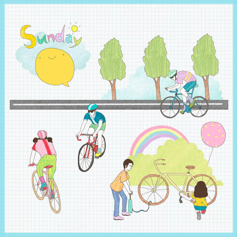 东方人,背部,无人,伙伴,朋友,站,坐,走,蹲,方图,插画,室内,白天,正面,运动服,友谊,数码,科技,彩虹,道路,路,公路,自行车,帽子,亚洲,五个人,握,阴影,服装,装饰,网络,英文,标志,墨镜,头盔,文字,眼镜,字符,塑料,字母,分界线,停车线,交通,许多人,高光,几何,计算机图形,合成,山地车,图画,注视,黄种人,设备,标识,车,脚踏车,画,衣服,安全帽,气球,塑料制品,太阳镜,太阳眼镜,交通工具,观察,看,站着,一群人,骑车,橡胶,打气筒,遮阳镜,打气,握着,充气,服饰,观看,英文字母,对话框,车行道,车行道分界线,华丽,修饰,点缀,电脑合成图,数码合成图,察看,衣着,合成图,穿着,关注,载具,标线,装备,漫画,山地自行车,橡胶制品,车行线,写实,具体,具象,衬托,美观,雅致,雅观,衣饰,空气泵,设置,充气筒,友情,男人,男性,年轻男性,年轻女性,女人,女性,亚洲人,虹,虹桥,七彩虹,天虹,马路,步行,蹲着,散步,站立,走路,坐着,彩图,全身,运动装