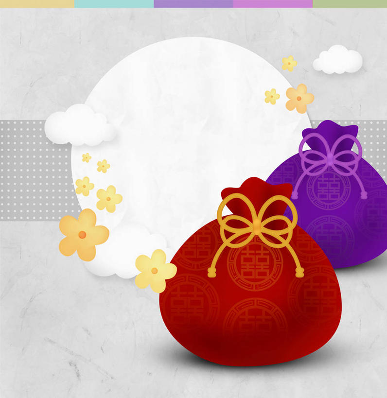 无人,竖图,插画,室内,白天,正面,数码,科技,袋子,阴影,盛开,网络,布袋,云,云朵,高光,几何,计算机图形,祝福,合成,花蕾,云彩,图画,文化,传统,画,花,花瓣,花朵,鲜花,两个,黄色,红色,紫色,白云,花苞,花蕊,祈祷,祈福,健康,许愿,福袋,纪念,祈求,吉祥,电脑合成图,数码合成图,合成图,漫画,写实,具体,具象,好运,平安,彩图