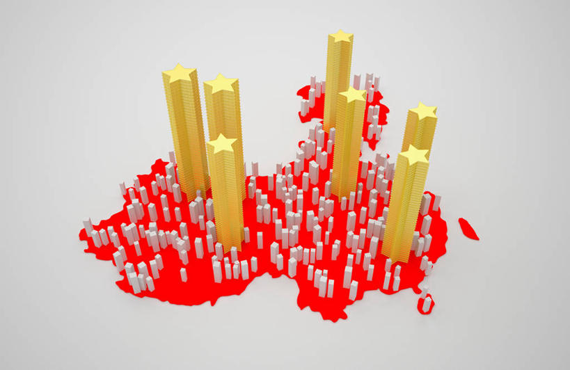 无人,高楼大厦,横图,俯视,插画,室内,白天,办公楼,数码,科技,海洋,大厦,建筑,摩天大楼,写字楼,地图,阴影,灰色背景,网络,陆地,高光,几何,计算机图形,合成,图画,画,黄色,白色,楼宇,商务楼,国家,电脑合成图,数码合成图,大陆,合成图,漫画,版图,写实,具体,具象,彩图,高角度拍摄,大楼,高层建筑,高楼,摩天楼,中国地图