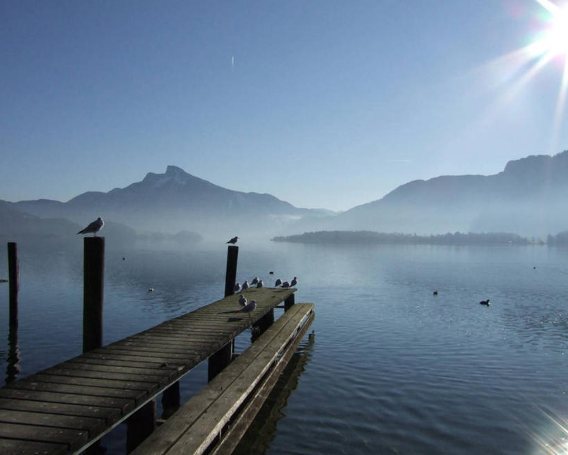 无人,码头,横图,室外,白天,正面,旅游,度假,湖,湖泊,美景,山,山脉,水,雾,港口,奥地利,欧洲,阴影,朦胧,模糊,光线,木板,影子,湖面,景观,山峰,水流,水面,桥,木桥,山峦,娱乐,栈桥,蓝色,倒影,蓝天,天空,阳光,自然,湖水,群山,天,享受,休闲,景色,放松,晴朗,人行桥,木板桥,迷雾,倒映,自然风光,中欧,万里无云,奥地利共和国,反照,上奥地利,上奥地利州,大雾,晴空,晴空万里,彩图,摆渡口,埠头,渡口,渡头,港湾,海港,货运码头,口岸,商港,格蒙登县,萨尔茨卡默古特地区圣沃尔夫冈