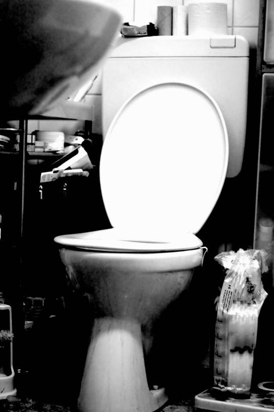 无人,竖图,黑白,室内,白天,正面,生活用品,卫生间,浴室,纸,马桶,凌乱,纸巾,日用品,座便器,抽水马桶,卫生纸,混乱,卫浴,子孙桶,纷乱,缭乱,庞杂,生活用纸,淋浴房,冲凉房,沐浴间,沐浴室
