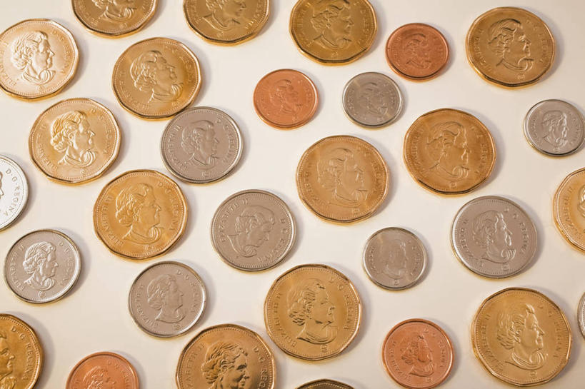 无人,横图,俯视,室内,特写,白天,白色背景,钱,静物,一排,许多,整齐,圆形,钱币,图形,圆,很多,几何,排列,金融,摄影,影棚,经济,队列,数学,加拿大元,流通,贸易,加拿大货币,货币,现金,硬币,彩图,高角度拍摄,影棚拍摄,拍摄,几何图形,平面图形