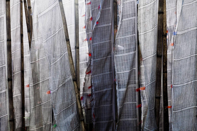 无人,横图,室内,特写,白天,正面,静物,吊挂,悬挂,花纹,节日,布,图案,挂,布纹,文化,祈祷,健康,许愿,宗教,信仰,纪念,祈求,布匹,基督教,天主教,修道院,信念,神学院,修院,隐修院,平安,彩图