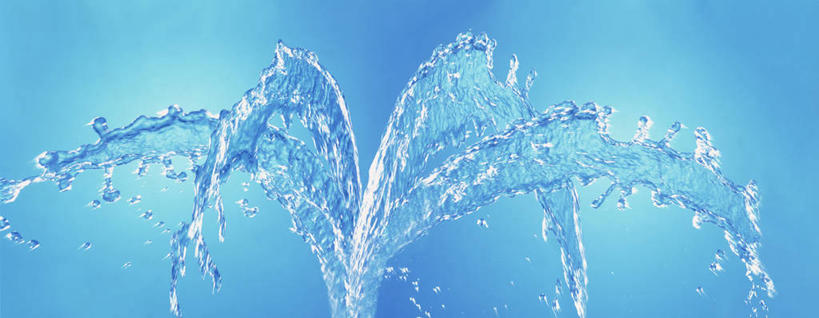 无人,横图,室内,特写,白天,正面,水,喷泉,飞溅,蓝色背景,溅,液体,景观,水滴,文化,水珠,品味,摄影,影棚,喷洒,水景,美观,设计,彩图,影棚拍摄,拍摄